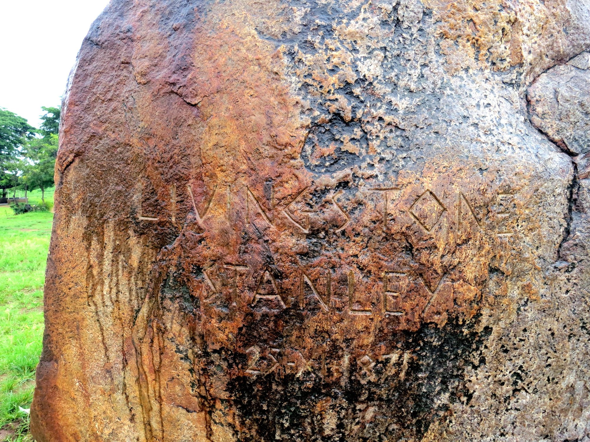 The Livingstone-Stanley stone
