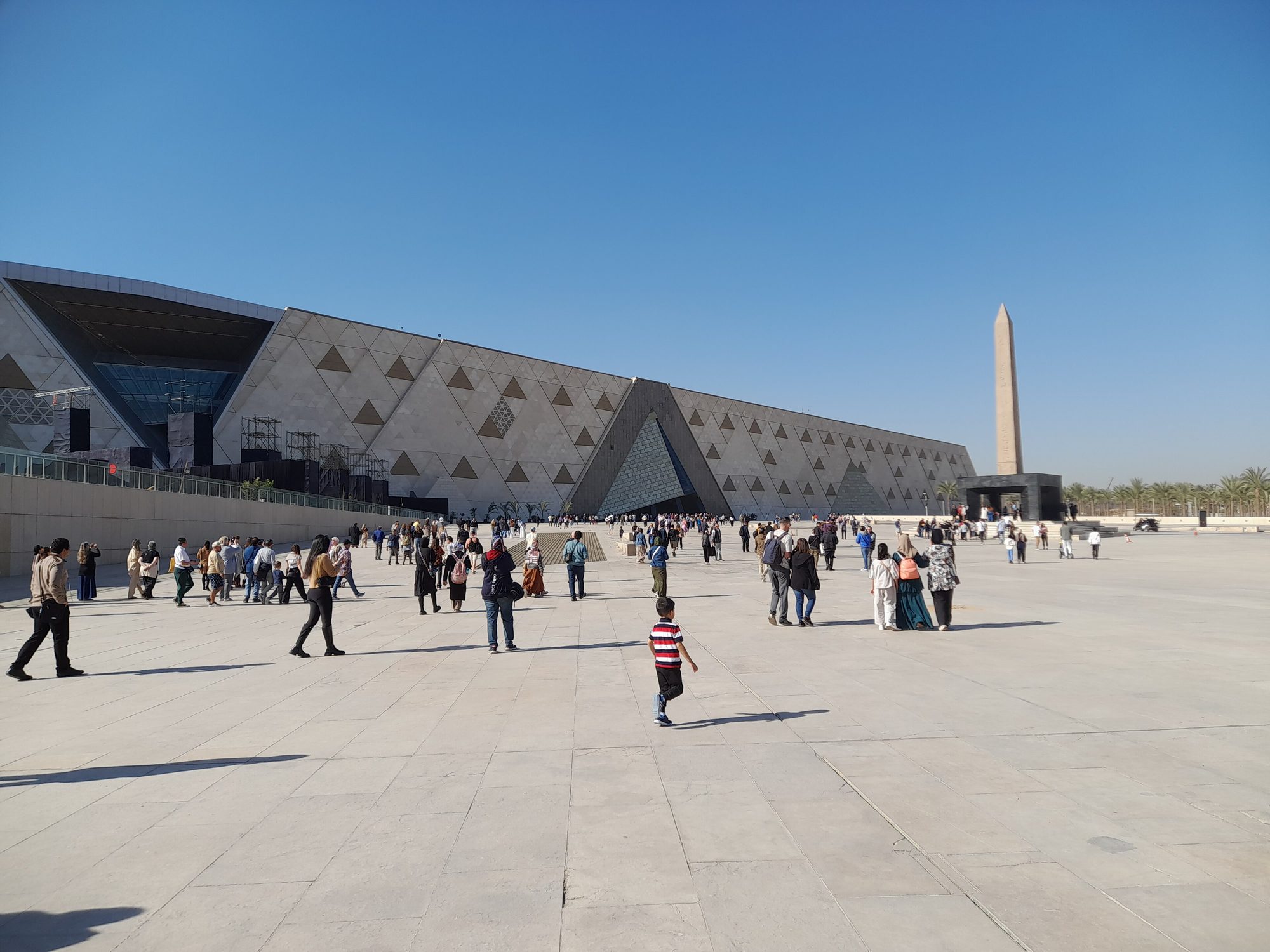 Grand Egyptian Museum entrance, 2025