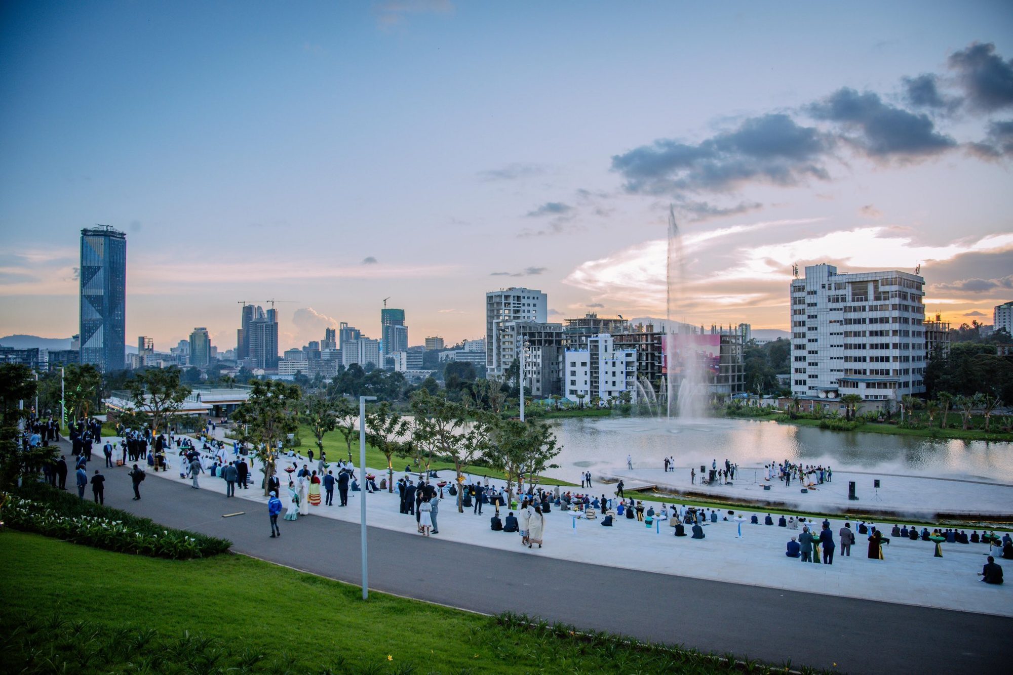 The Addis Ababa skyline