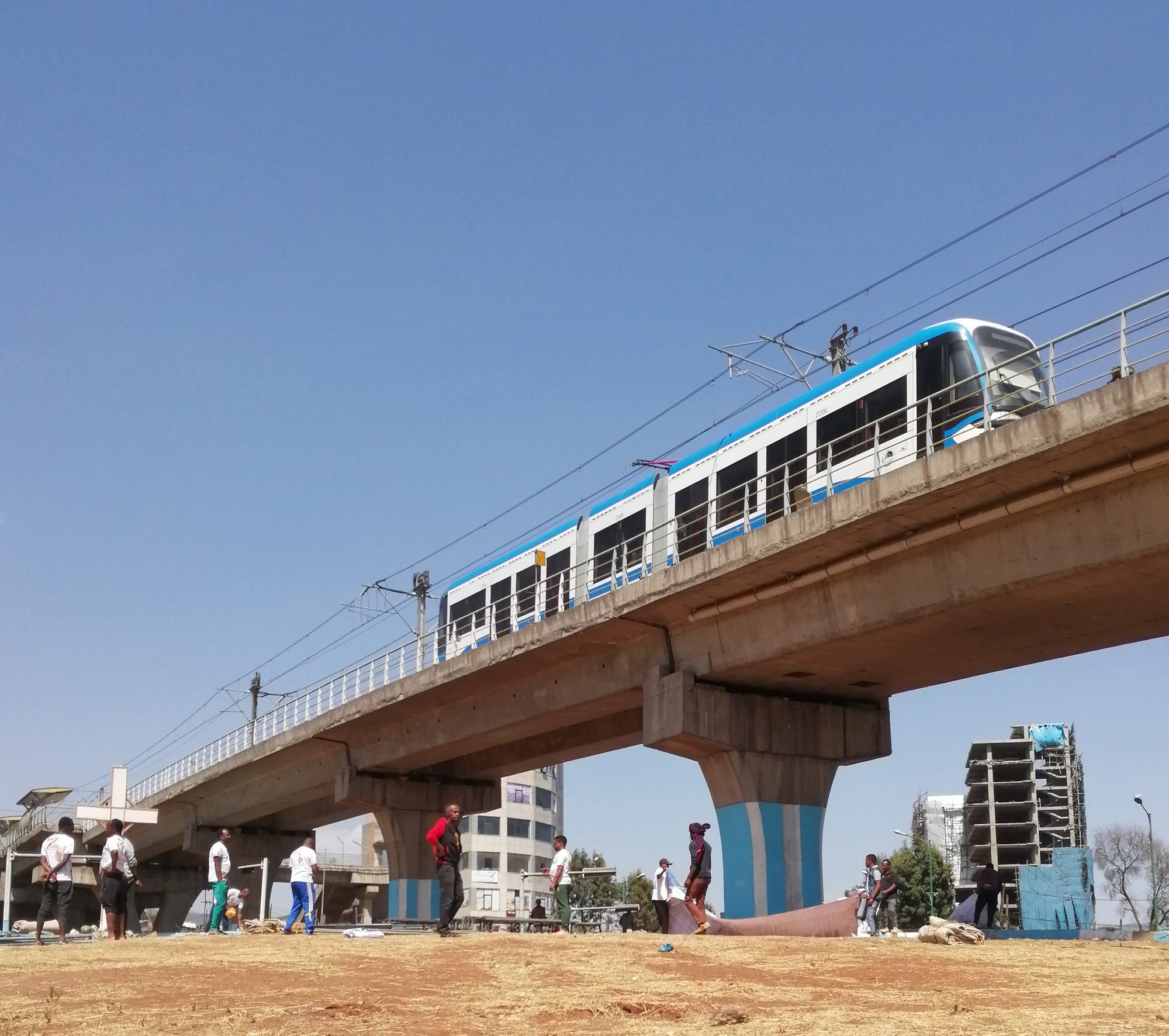 The Addis Ababa light rail metro