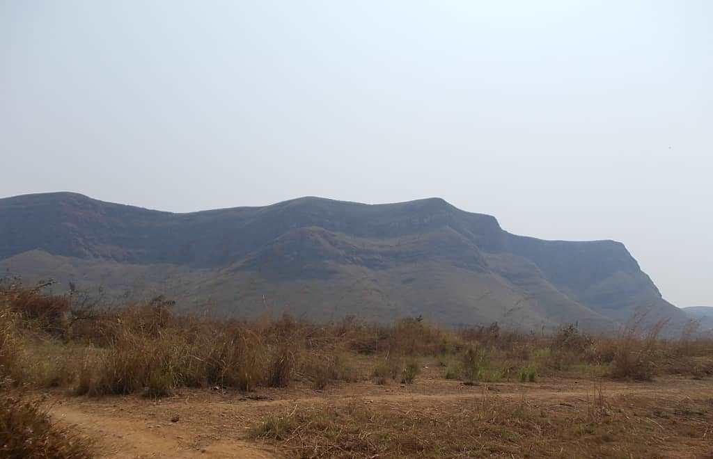 View of the Monts de Cristal