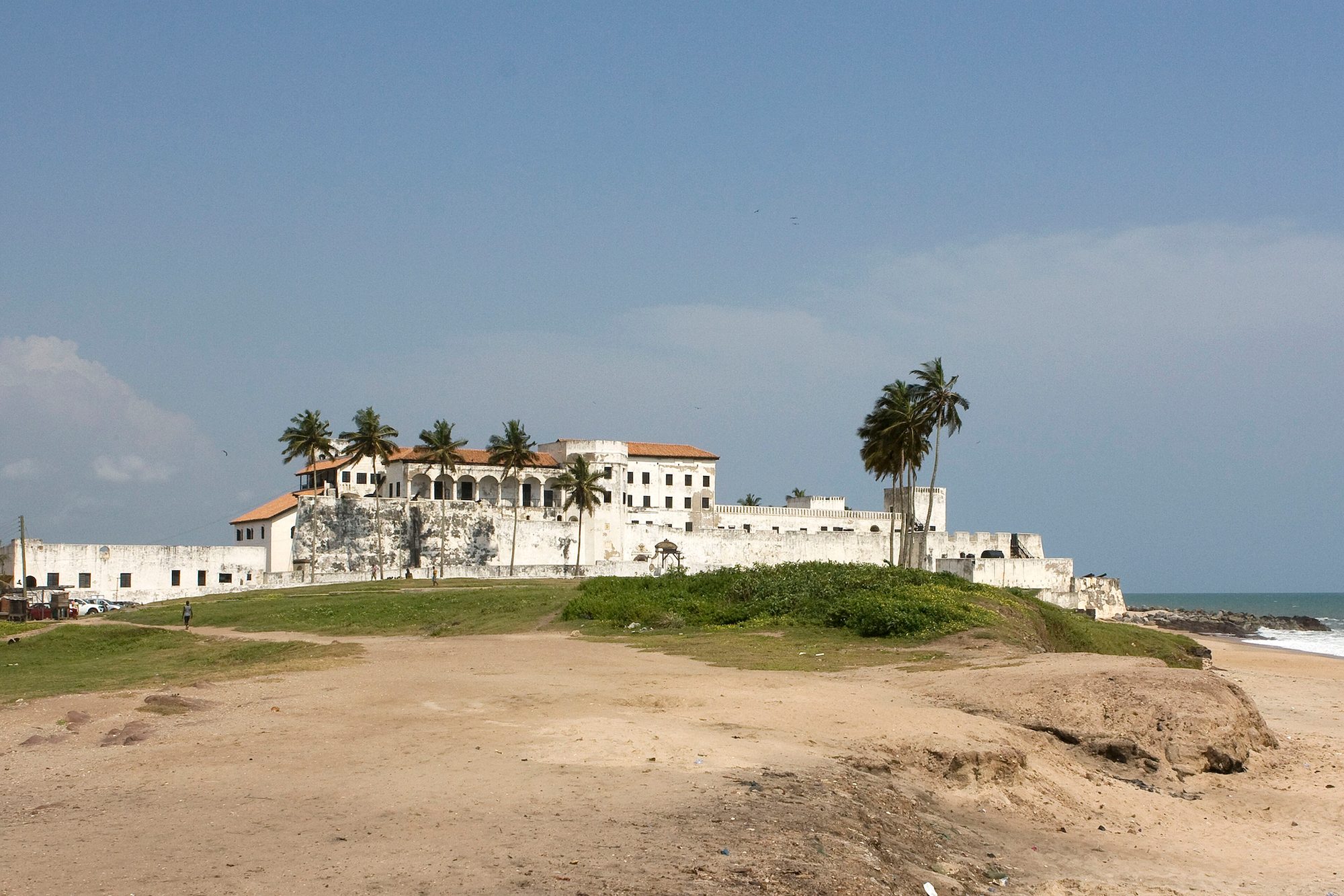 Elmina Castle and harbour