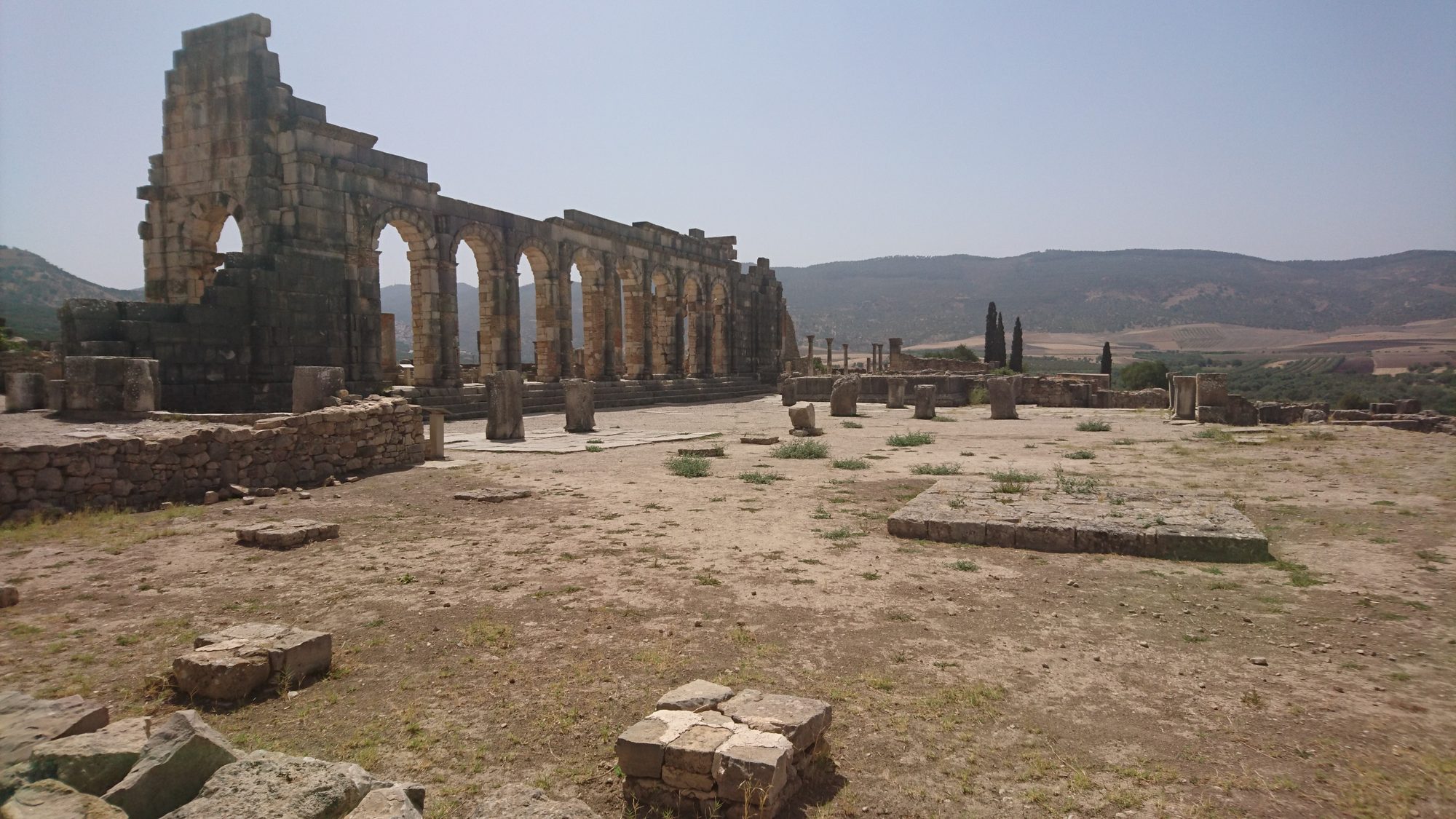 Forum and basilica of Volubilis