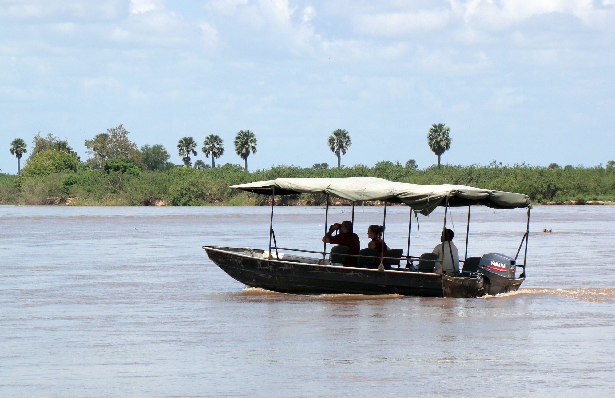 Water safari in the Selous