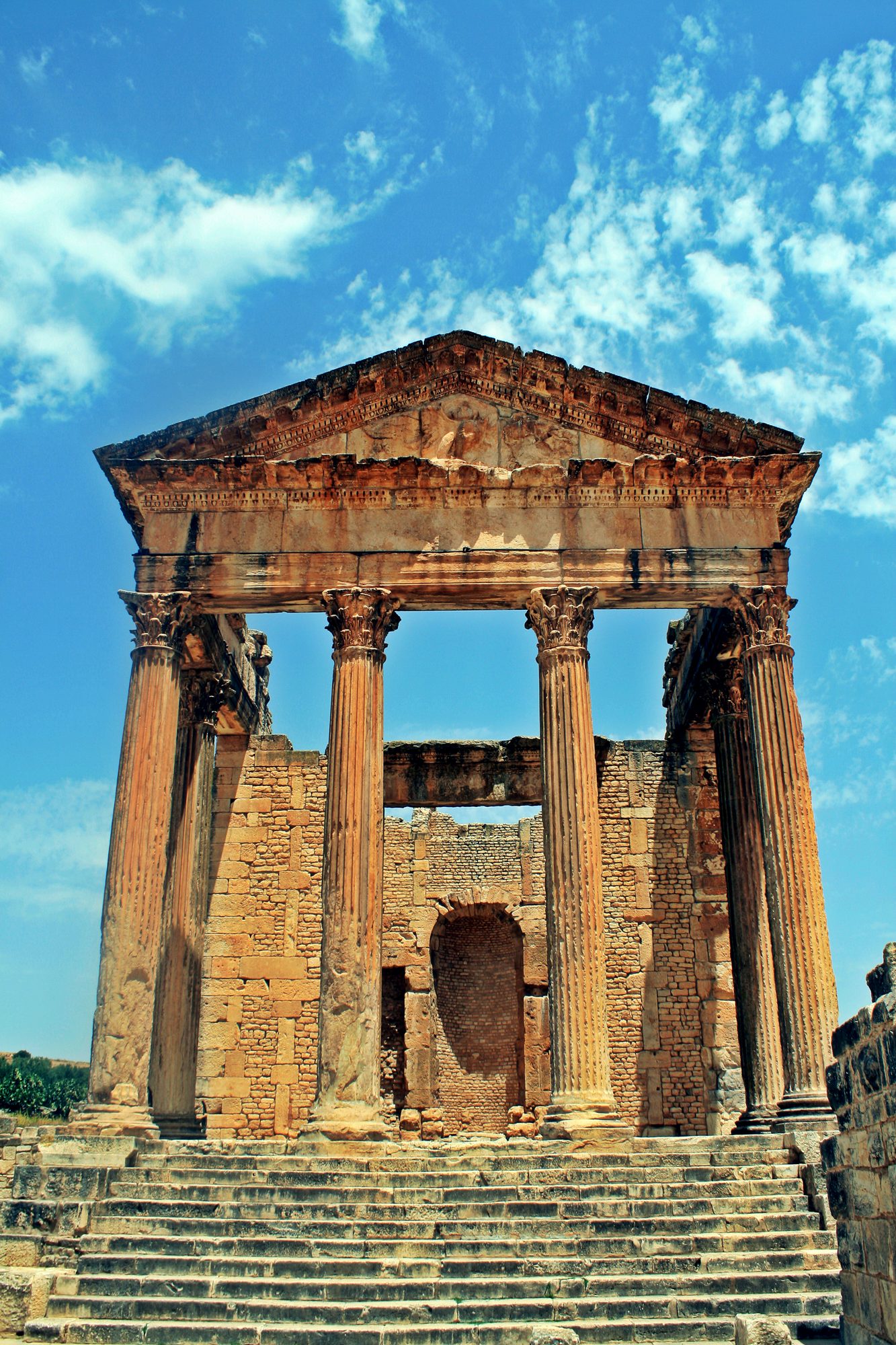 Capitol temple at Dougga