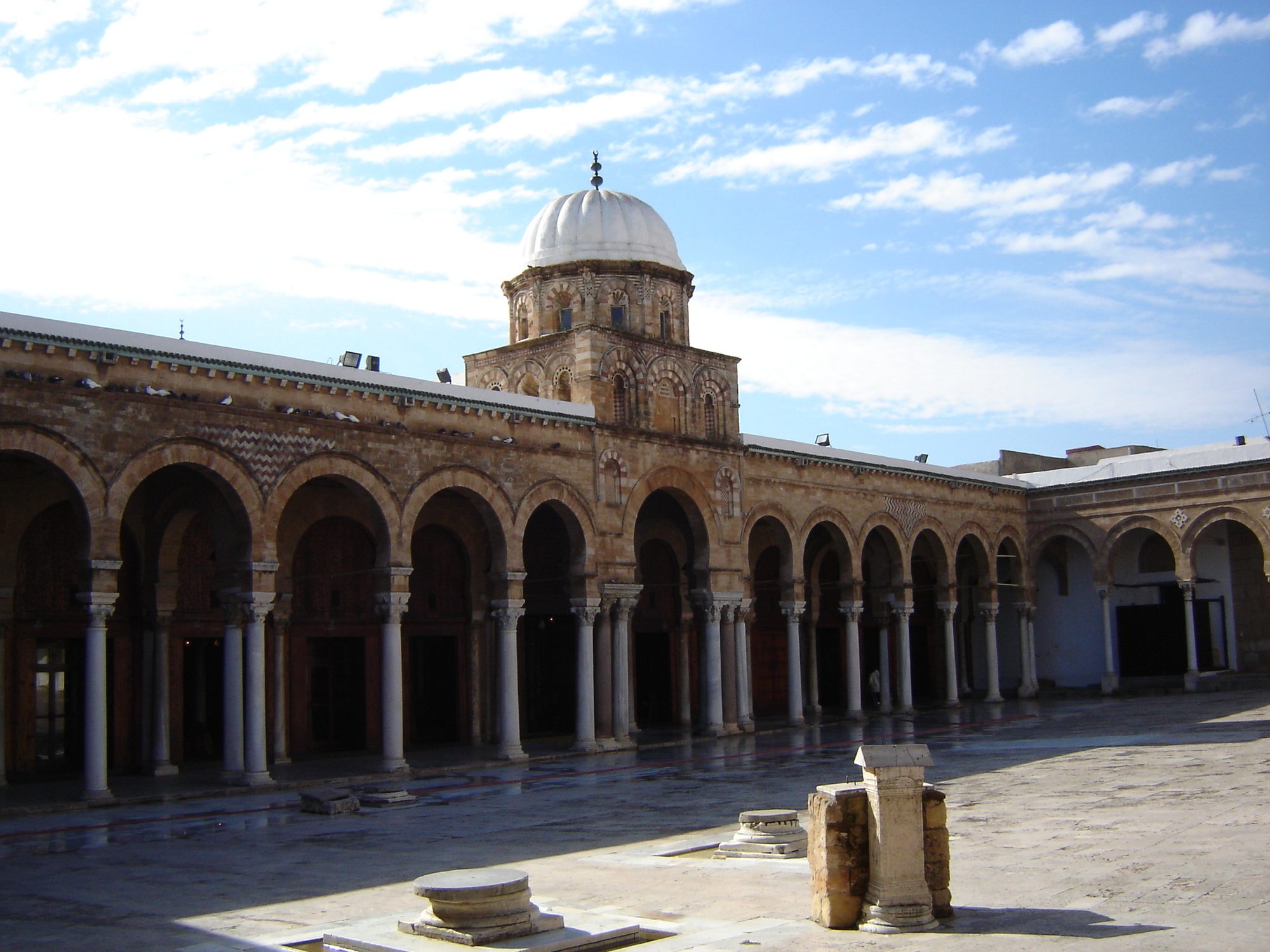 Courtyard of the Zitouna Mosque, Tunis