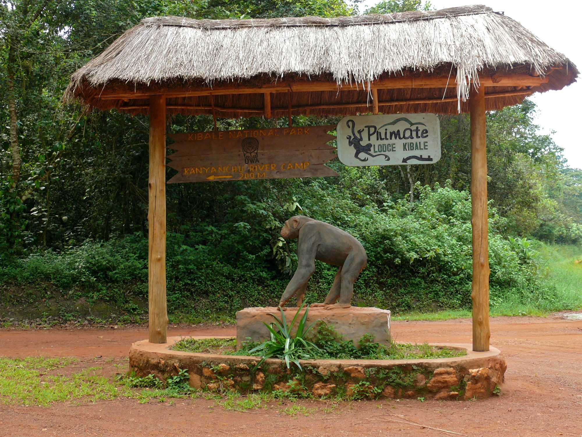 Entrance of Kibale National Park
