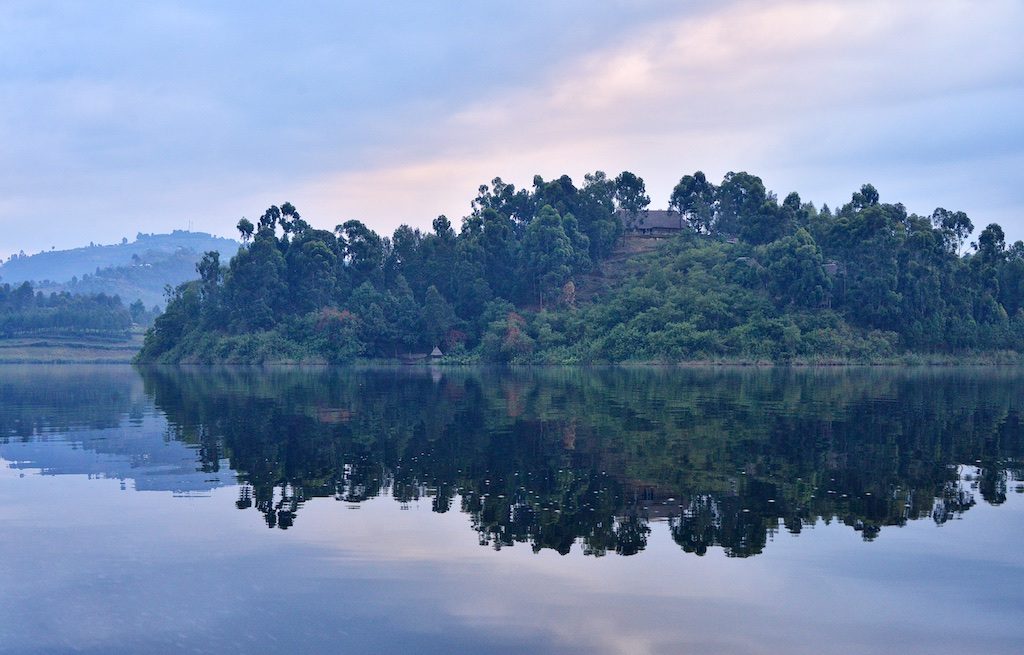 Evening on Lake Bunyonyi