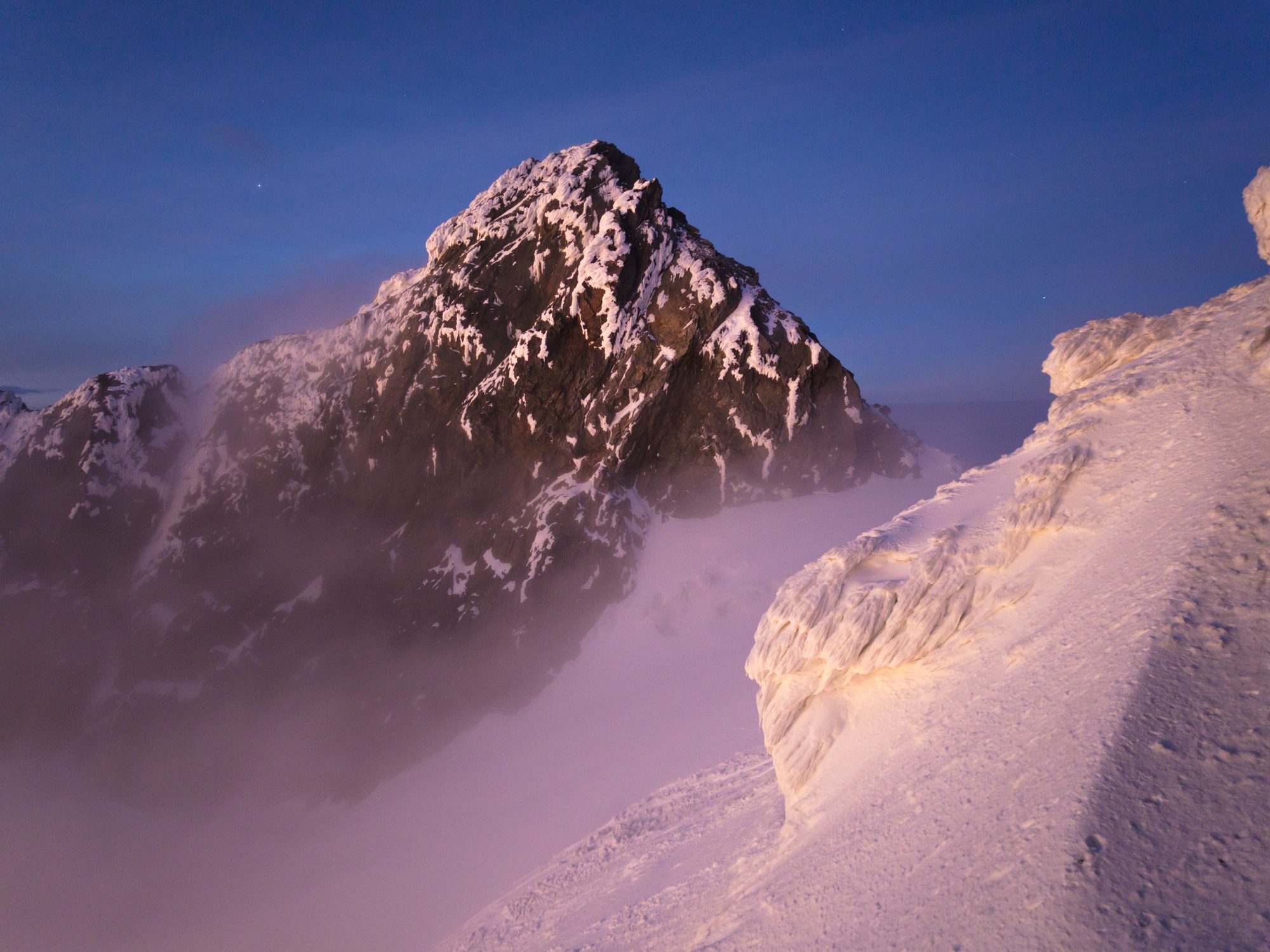 Alexandra Peak at dawn